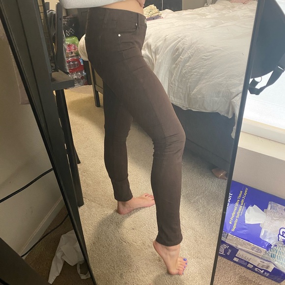 Brown skinny pants - Picture 3 of 5